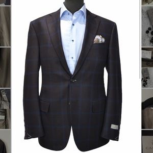 Canali Single Breasted Siena Sport Coat Blazer